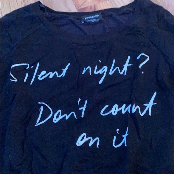 Bebe long sleeve crop sweater - Picture 2 of 3